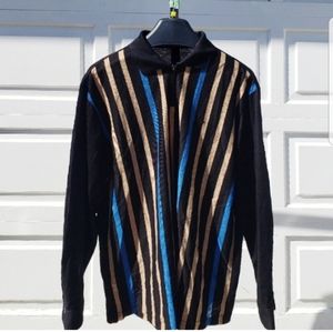 Giorgio Armani Striped Collared Shirt